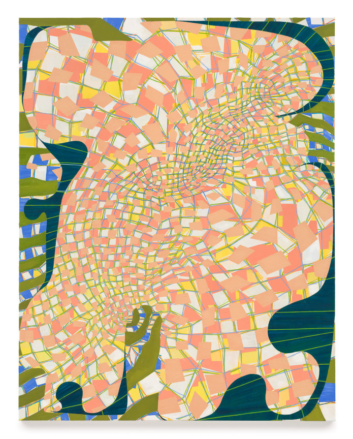 Volatile Precept, 2025, Oil on canvas, 70 x 55 inches, 177.8 x 139.7 cm, MMG#37896