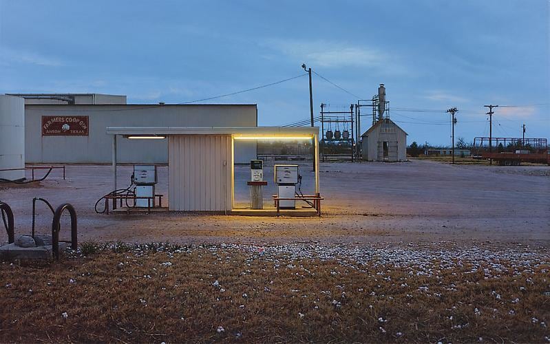 Farmer&#039;s Co-op Gin / Anson, TX, 2012, Acrylic on canvas, 20 x 32 inches, 50.8 x 81.3 cm, A/Y#20376