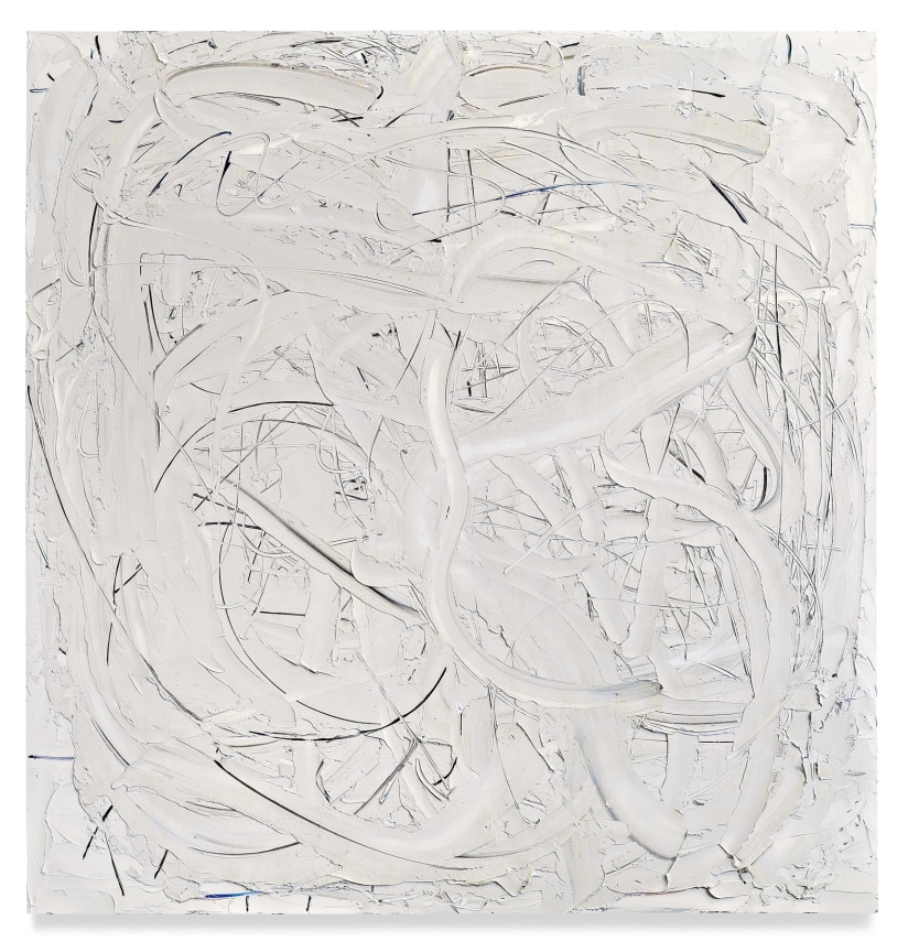 Liat Yossifor, Wide Grey, 2020, Oil on linen, 81 x 78 inches, 205.7 x 198.1 cm, MMG#32991