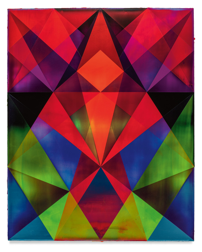 Spirit Host, 2021, Acrylic on linen, 78 3/4 x 63 inches, 200 x 160 cm, MMG#32764