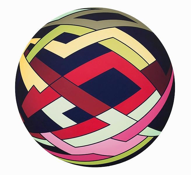 &quot;Tingles,&quot; 2011, Acrylic on canvas, 23 inches in diameter, 58.4 cm, A/Y#19980