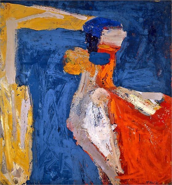 George McNeil, &quot;Asphodel,&quot; 1962, Oil on linen, 78 x 72 inches, 198.1 x 182.9 cm, A/Y#16003