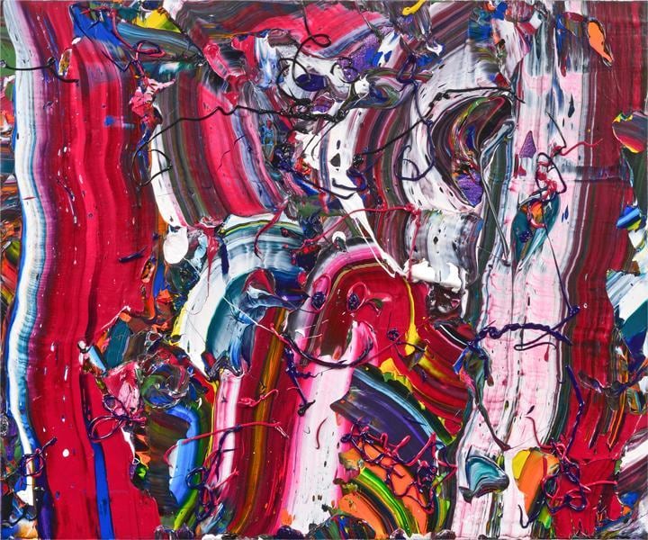 Plum Rose, 2013, Acrylic on canvas, 30 x 36 inches, 76.2 x 91.4 cm, A/Y#20817