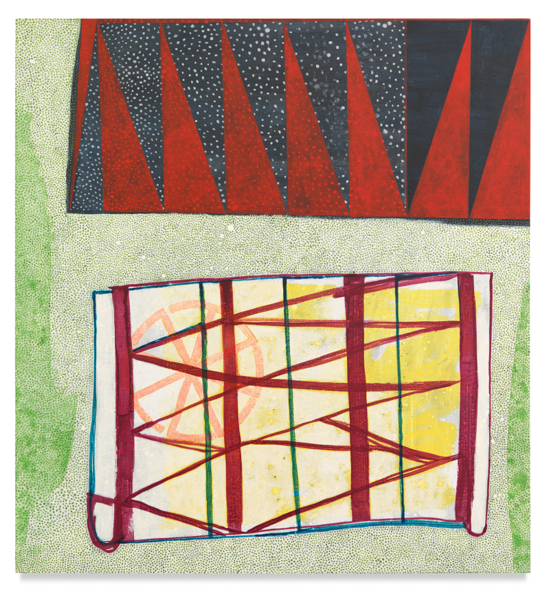 untitled #1127, 2019, Acrylic on linen over panel, 41 x 38 inches,104.1 x 96.5 cm,&nbsp;MMG#31870