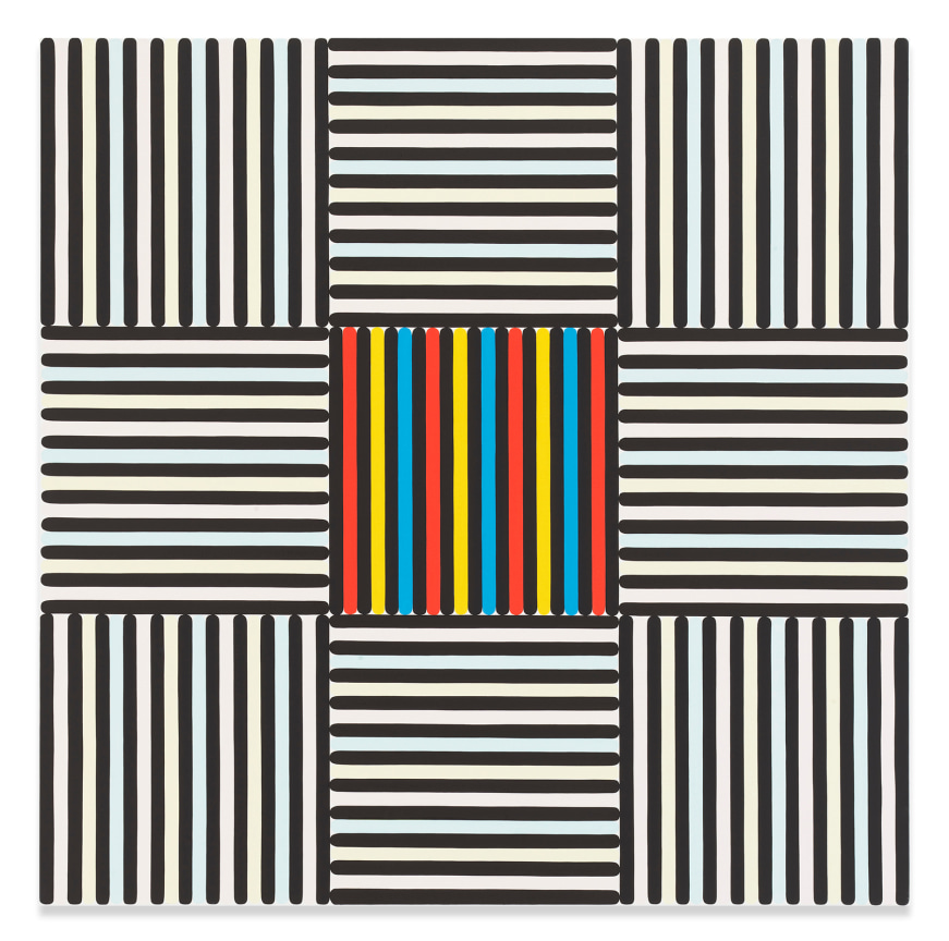 Warren Isensee, Box Top, 2015, Oil on canvas, 40 x 40 inches, 101.6 x 101.6 cm, MMG#31075