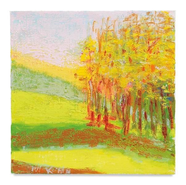 Entering Right, 2016, Oil on canvas, 16 x 16 inches, 40.6 x 40.6 cm, AMY#28771