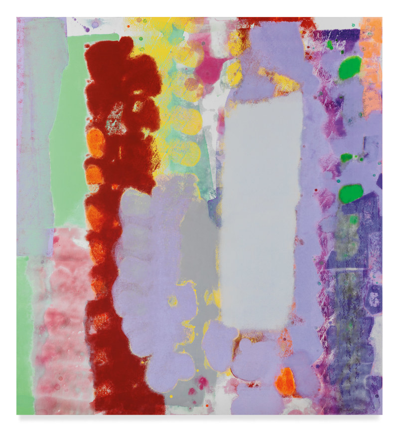 Twist Turns (#09-22), 2022, Acrylic on mural cloth, 74 x 68 inches, 188 x 172.7 cm, MMG#35135