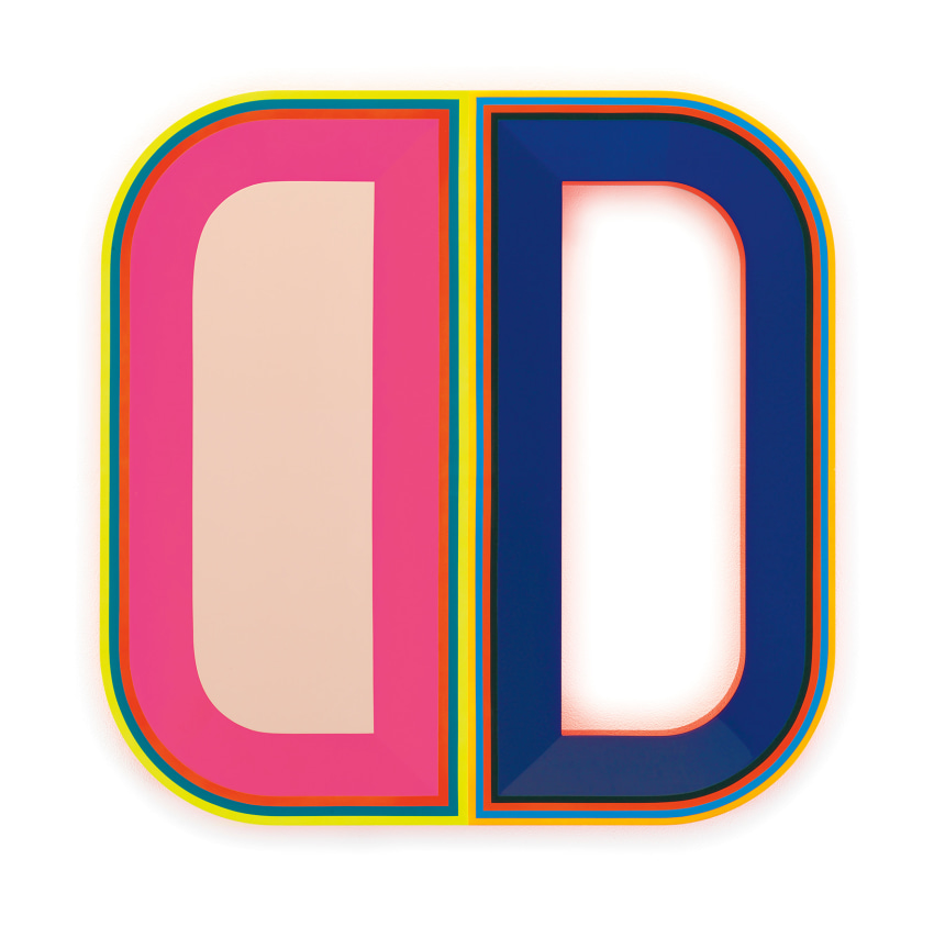 Untitled (Insomnia), 2017, Urethane paint on wood, 38 x 38 x 2 inches, 96.5 x 96.5 x 5.1 cm, MMG#30282