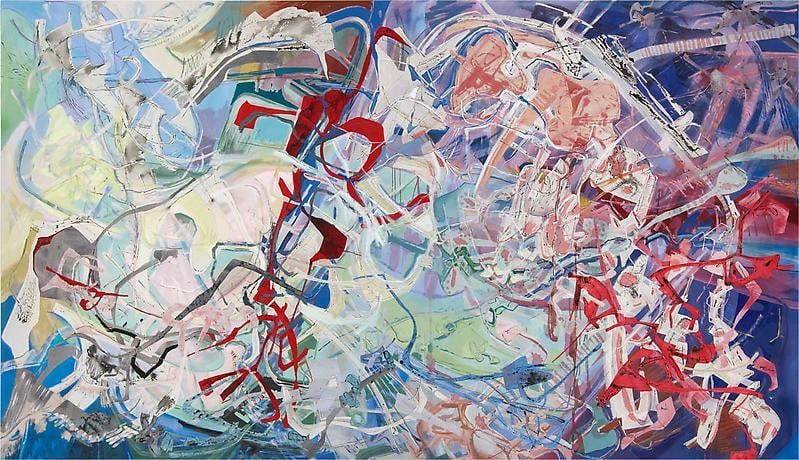 The Birds, 2011, Acrylic and collage on canvas, 