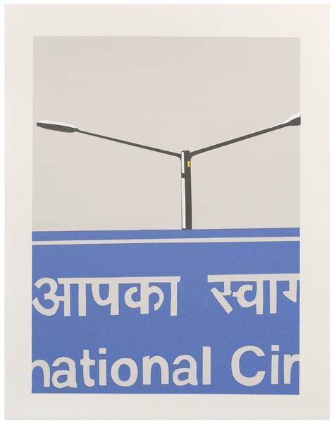 I.C.B., 2014, Collage on paper, 28 x 22 inches, 71.1 x 55 .9 cm, A/Y#22232