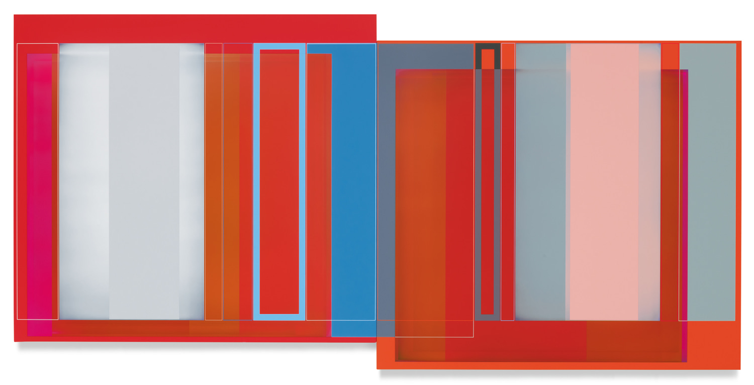 Sunset Strip, 2021, Acrylic on canvas, 40 x 82 inches, 101.6 x 208.3 cm, MMG#33632