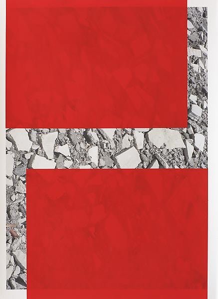 Untitled, 2014, Oil and UV cured ink on paper, 29 3/4  x 21 3/4 inches, 75.6 x 55.2 cm, A/Y#21423