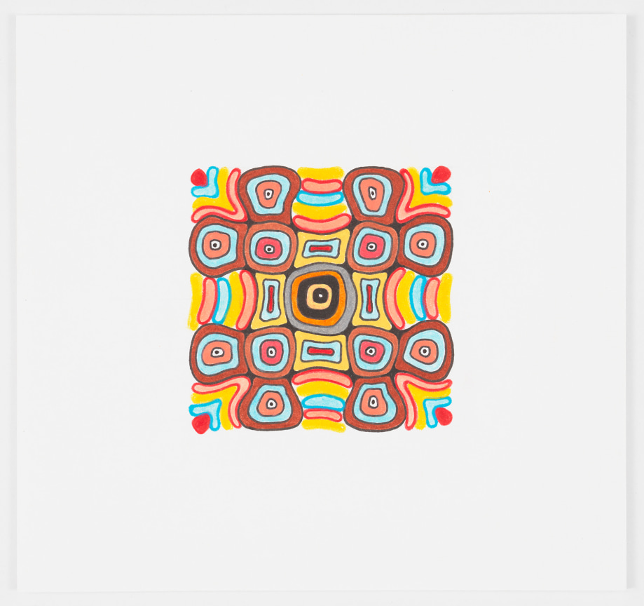 Warren Isensee, Untitled, 2018, Colored pencil on paper,&nbsp;6 1/2&nbsp; x 7 inches, 16.5 x 17.8 cm,&nbsp;MMG#31153