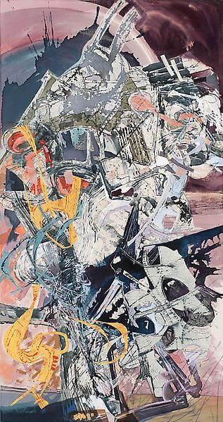 Grown Child: Knight, 2011, Acrylic, oil and collage on canvas, 