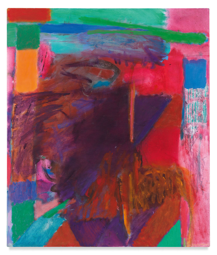 Pigeon&#039;s Blood Rock, 1983, Oil on canvas, 52 x 44 inches, 132.1 x 111.8 cm, MMG#32735