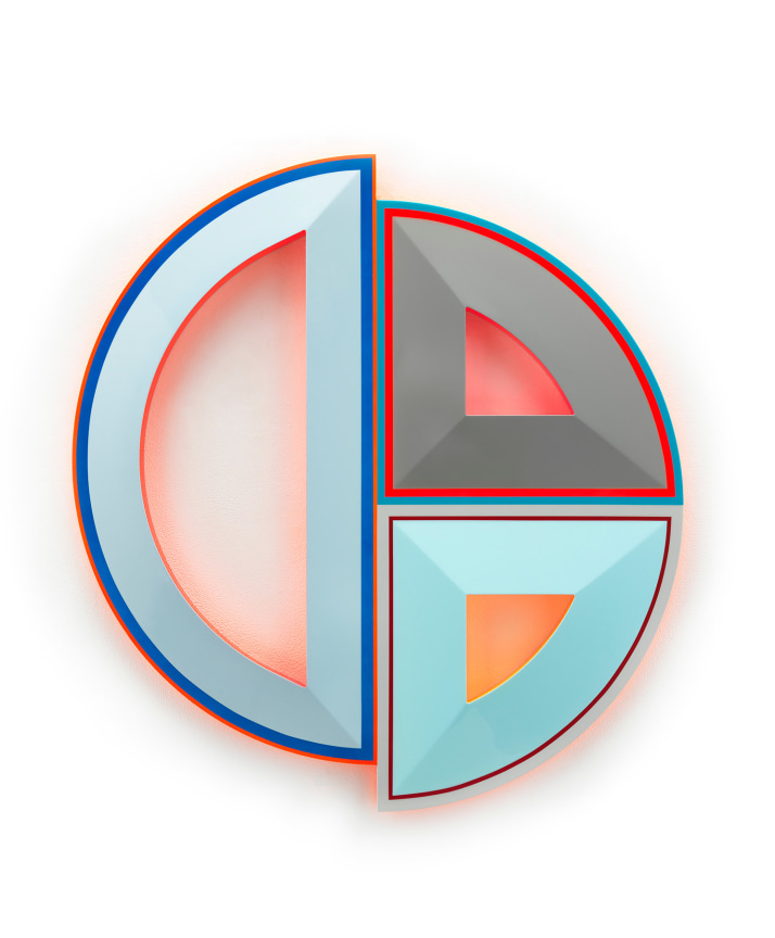 Beverly Fishman, Untitled (Pain, 2 ADHD), 2019, Urethane paint on wood