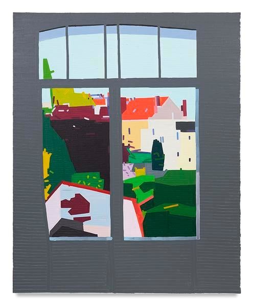 Brussels, 2017, Oil on linen, 58.27 x 47.24 inches, 148 x 120 cm, AMY#29070