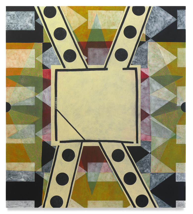 Roy Dowell,&nbsp;untitled #1159, 2020, Acrylic paint on linen over panel, 54 x 48 inches, 137.2 x 121.9 cm