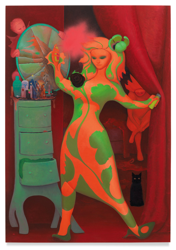 Forever Young, 2020, Enamel on canvas, 60 x 42 inches, 152.4 x 106.7 cm,&nbsp;MMG#32158