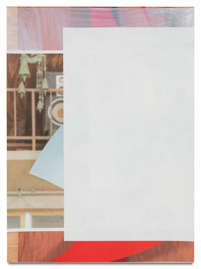 Kevin Appel, Untitled Composite, 2016, Oil and UV cured ink on paper