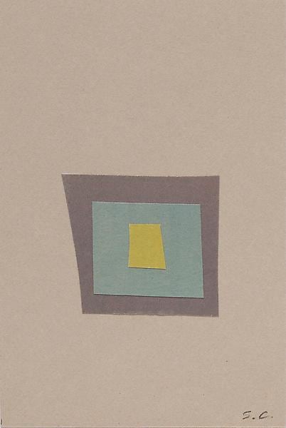 &quot;Ironwood, Michigan,&quot; 2010, NYT newsprint collage, 6 1/8 x 4 1/8 inches, 15.6 x 10.5 cm, A/Y#20146