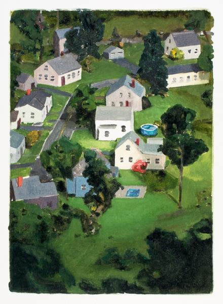 And Then (from Diptych II), 2014/2015, Monotype, 7 x 5 inches, 17.8 x 12.7 cm, AMY#28290.2