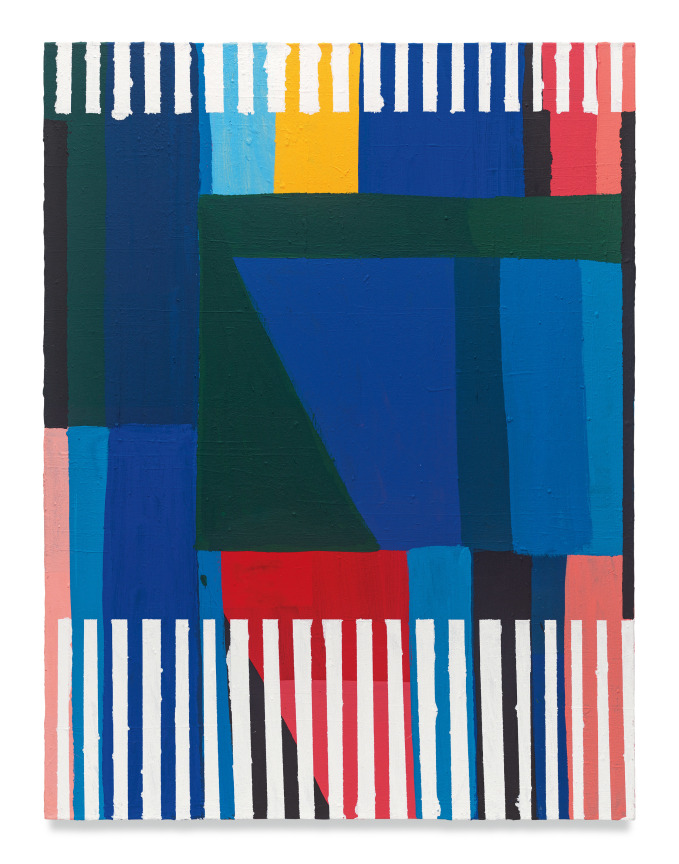 Cold Nose, 2022, Acrylic and marble dust on canvas,, 48 x 36 inches, 121.9 x 91.4 cm, MMG#35077