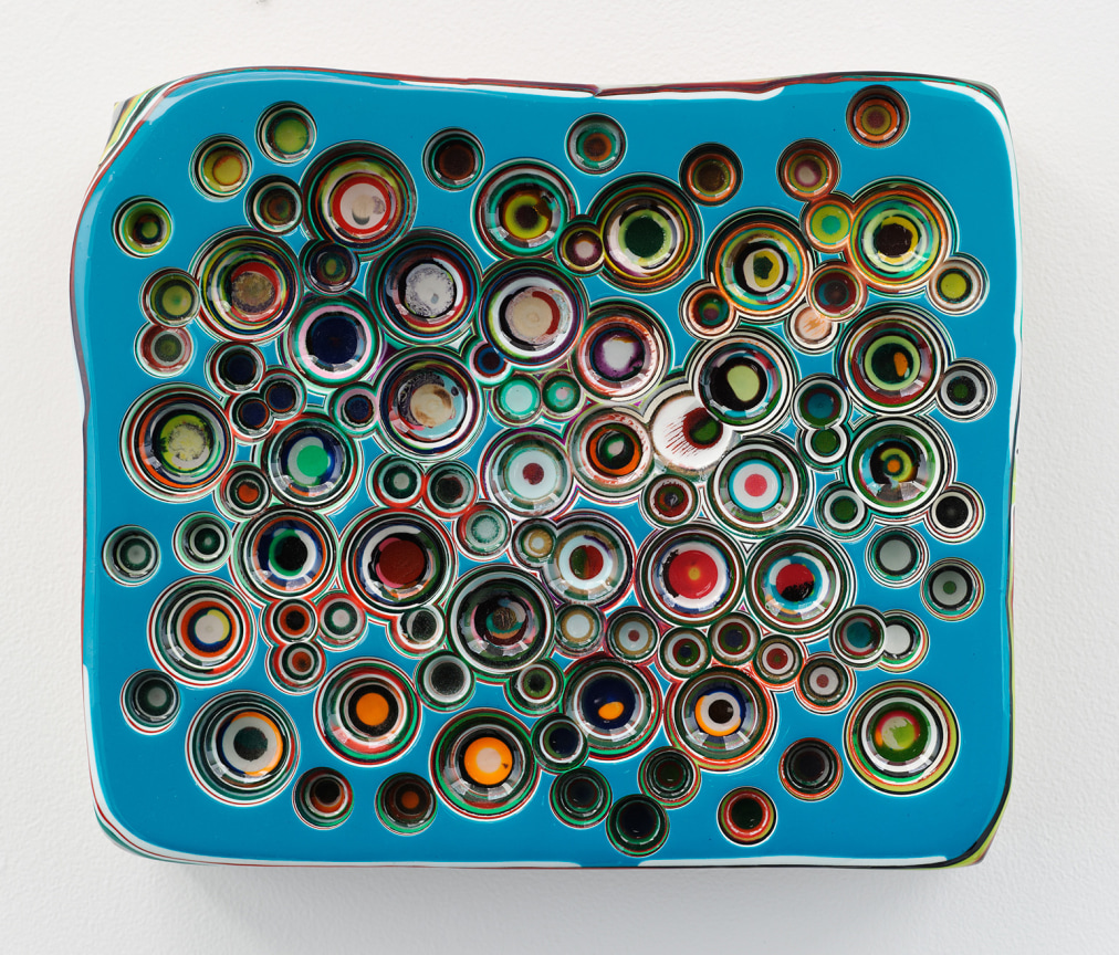 &quot;THOUGHYOUMAYNOTDRIVE,&quot; 2012, Epoxy resin on wood, 12 x 14 inches, 30.5 x 35.6 cm, A/Y#20503