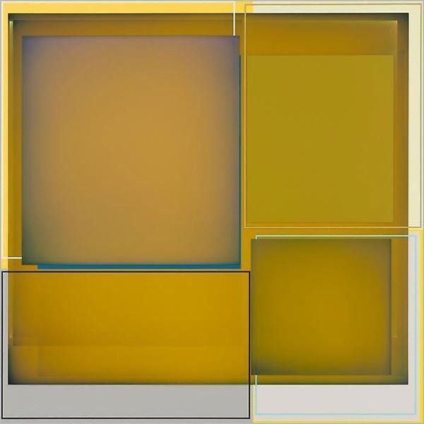 &quot;Sunflower,&quot; 2011, Acrylic on canvas, 22 x 22 inches, 55.9 x 55.9 cm, A/Y#19901