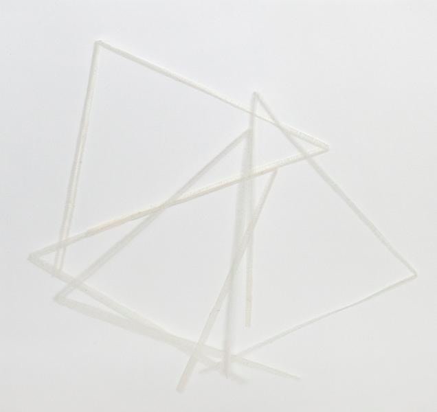 Untitled, 2013, Cotton cloth on paper, 17 x 17 inches, 43.2 x 43.2 cm, A/Y#22064