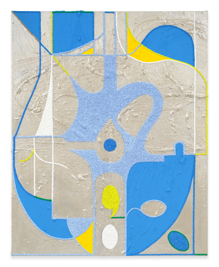 This is an Organ, 2024-2025, Oil and marble dust on linen, 60 1/4 x 48 3/8 inches, 153 x 122.9 cm, MMG#37564