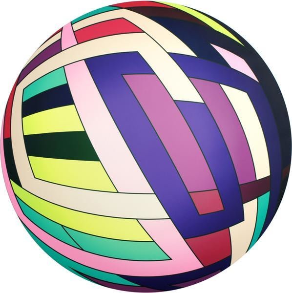 Thomas Burke, Jelly, 2013, Acrylic on canvas, 54 inches in diameter, 137.2 cm, A/Y#21868