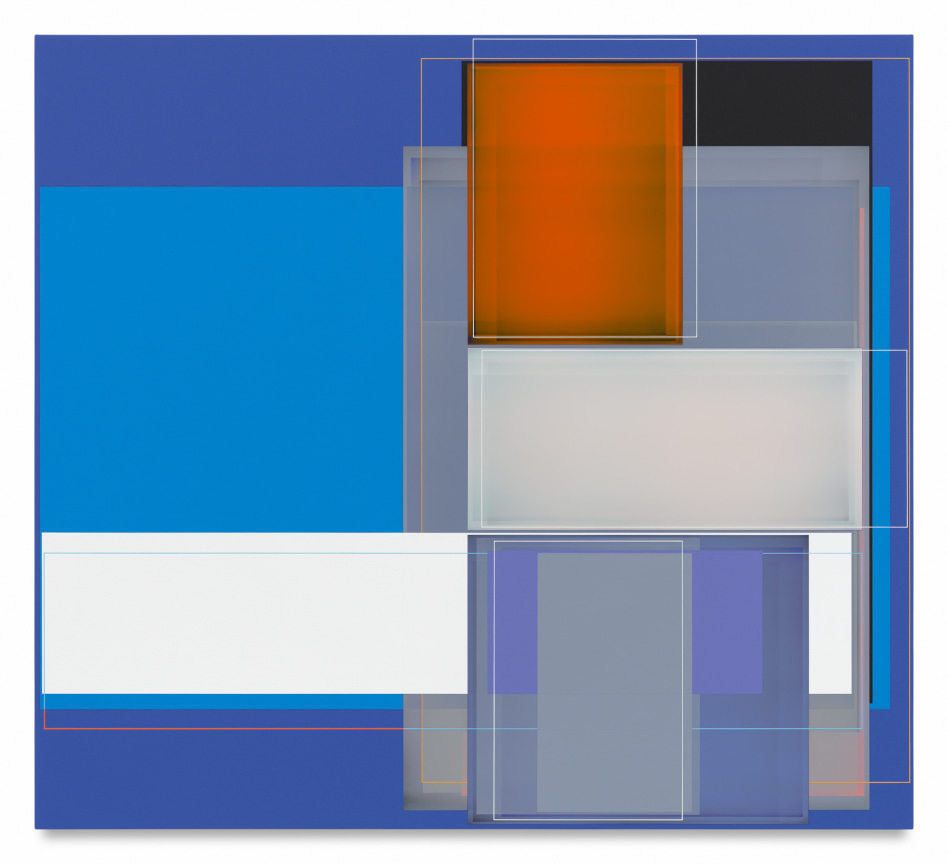 Stunt Double, 2025, Acrylic on canvas, 37 x 41 inches, 94 x 104.1 cm, MMG#37972