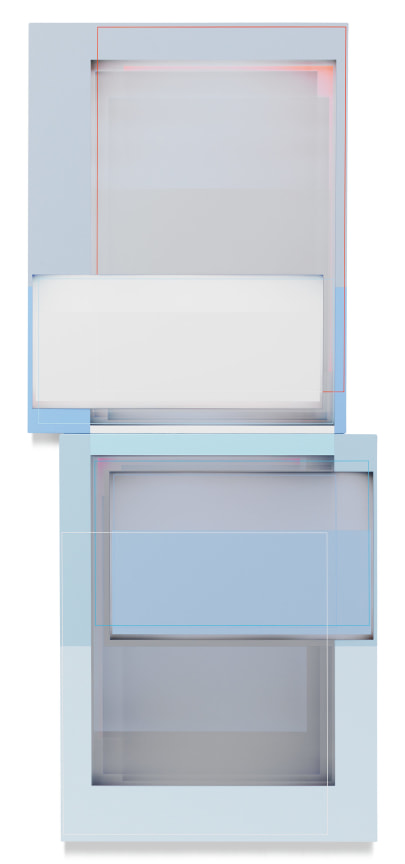 Ice Fishing, 2022, Acrylic on canvas, 54 x 23 inches, 137.2 x 58.4 cm, MMG#33671