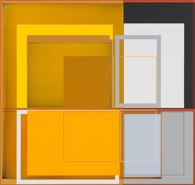 Patrick Wilson, Oriole, 2014, Acrylic on canvas, 33 x 35 inches, 83.8 x 88.9 cm, A/Y#21489