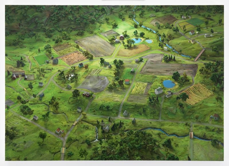 Lowlands, 2016, Oil on canvas, 40 x 56 inches, 101.6 x 142.2 cm, AMY#28436