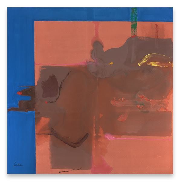 Helen Frankenthaler, Rio Grande, 1987, Acrylic on canvas, 72 x 72 inches, 182.9 x 182.9 cm, AMY#11632