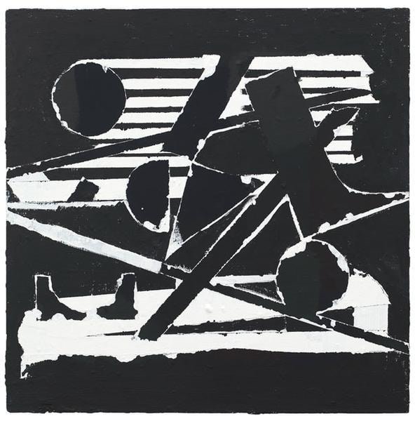 Nick Aguayo, Untitled, 2015, Acrylic and marble dust on canvas, 36 x 36 inches, 91.4 x 91.4 cm, A/Y#22639