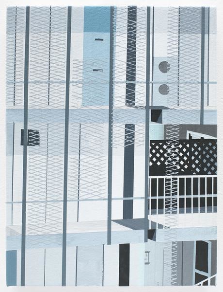 Gifu, 2016, Acrylic on canvas, 12 x 9 inches, 30.5 x 22.9 cm, AMY#28122