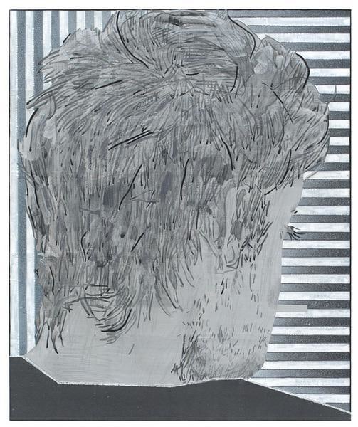 Chie Fueki, Break, 2015, Acrylic, graphite, color pencil, and mulberry paper on panel, 18 x 15 inches, 45.7 x 38.1 cm, A/Y#22660