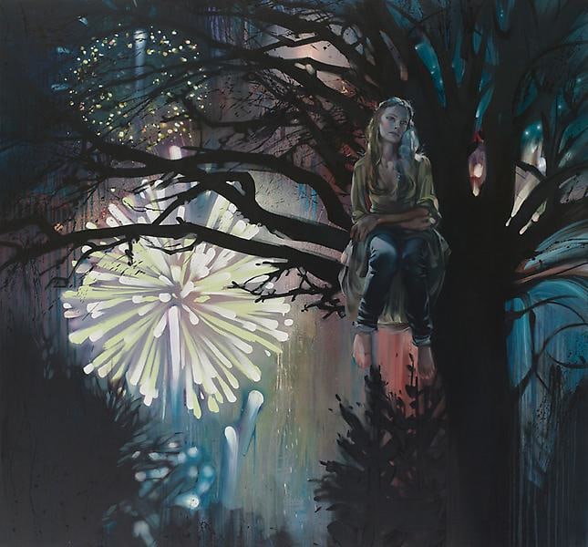 &quot;Firecracker,&quot; 2011, Oil on canvas, 78 x 84 inches, 198.1 x 213.4 cm, A/Y#19911