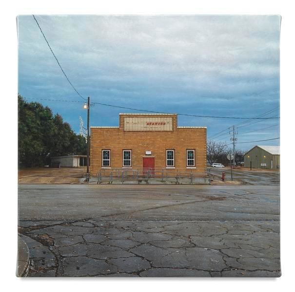 Station, 2017, Acrylic on canvas, 6 x 6 inches, 15.2 x 15.2 cm, AMY#28871