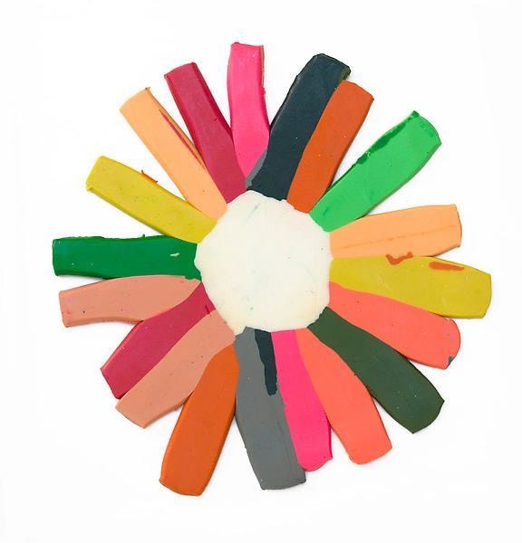 POLLY APFELBAUM, &quot;fleury,&quot; 2010-2011, Plasticine, polymer clay and glitter, 7 1/4 x 7 1/8 inches, 18.4 x 18.1 cm, A/Y#20331