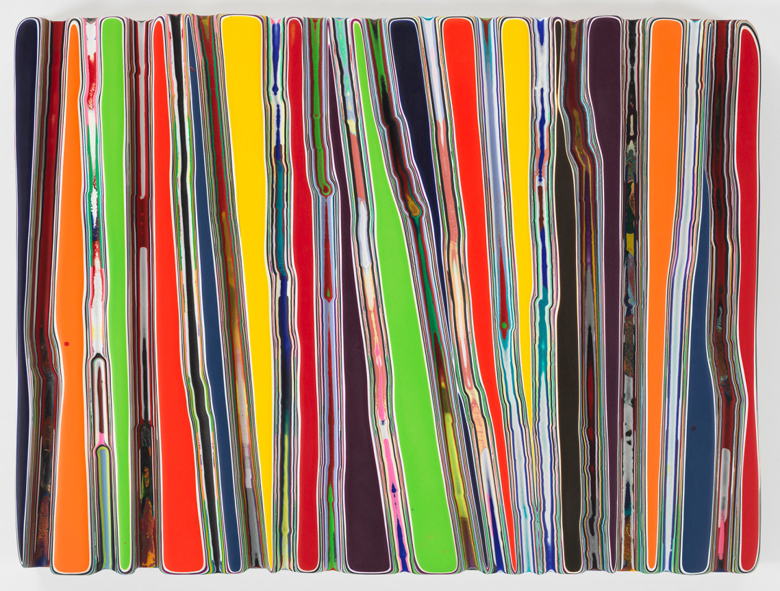 LOUDSINGASIMPLESONG, 2020, Epoxy resin and pigments on wood, 36 x 48 inches, 91.4 x 121.9 cm,&nbsp;MMG#32801