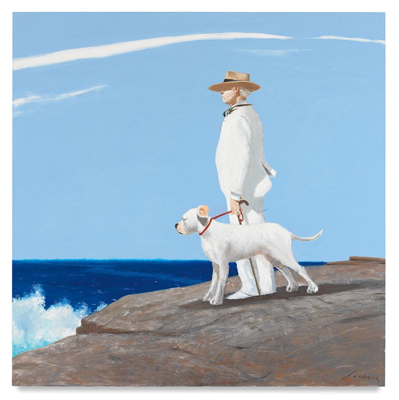 The Wine Dark Sea, 2017, Oil on canvas, 60 x 60 inches, 152.4 x 152.4 cm, MMG#29880