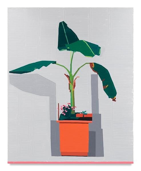 Hydra Corner II, 2017, Oil on linen, 58.27 x 47.24 inches, 148 x 120 cm, AMY#29213