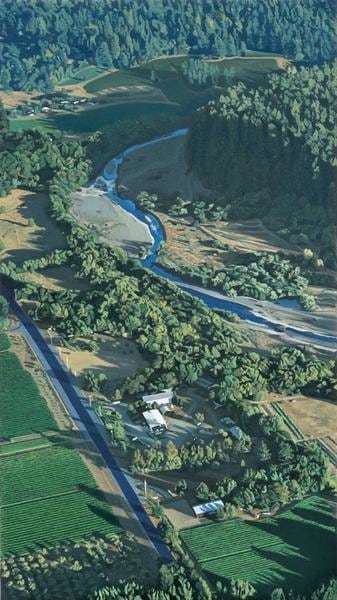 Sandra Mendelsohn Rubin, Following the River, 2013-2014, Oil on polyester, 10 1/4 x 5 3/4 inches, 26 x 14.6 cm, A/Y#21477