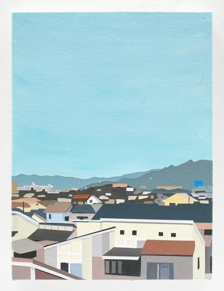 View from Emi&#039;s House, 2016, Acrylic on canvas, 12 x 9 inches, 30.5 x 22.9 cm, AMY#28124