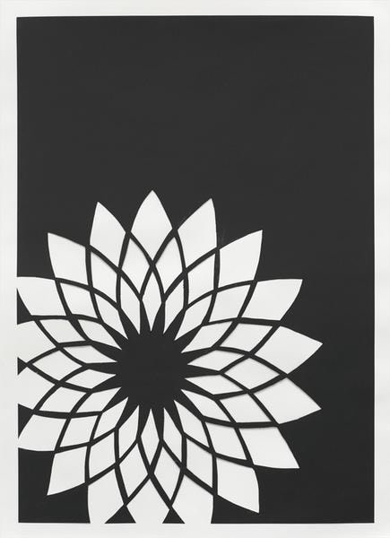 BP Black, 2014, Collage on paper, 29 3/4 x 21 3/4 inches, 75.6 x 55.2 cm, A/Y#22234