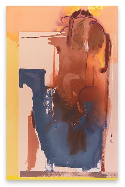 Helen Frankenthaler, Groundswell, 1987, Acrylic on canvas, 79 1/2 x 51 1/4 inches, 201.9 x 130.2 cm, AMY#11633
